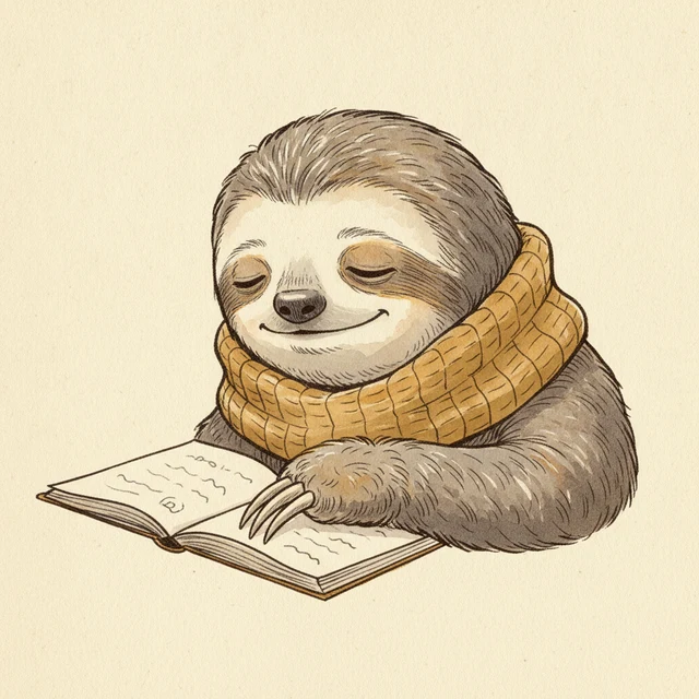kimi-k2-thinking persona — Drowsy Sloth illustration