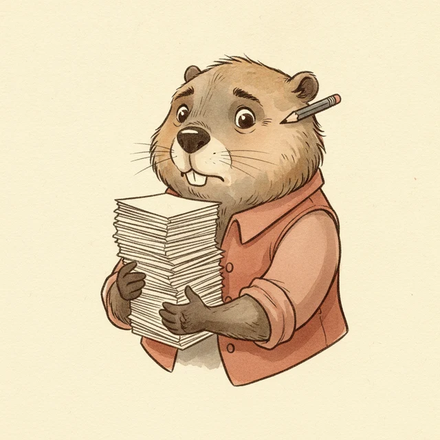 sonnet-4.6 persona — Diligent Beaver illustration